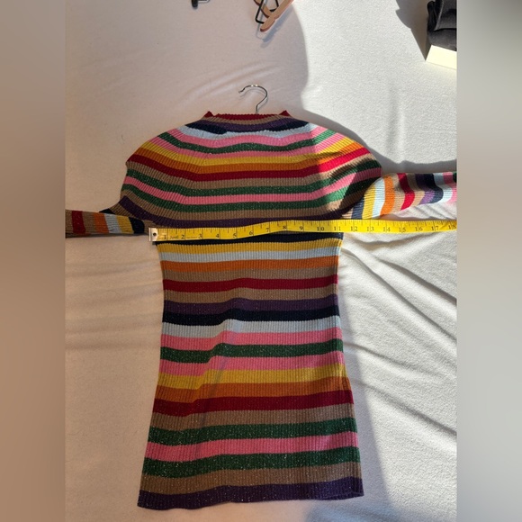 Boden multicolored stripe metallic sweater, small - Picture 8 of 10